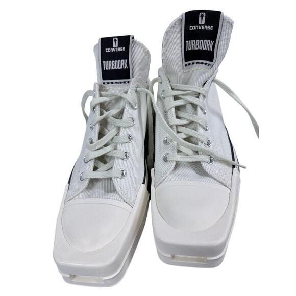 Rick Owens DRKSHDW x Converse TURBODRK Chuck 70 OX – White/Black – Men’s 10.5